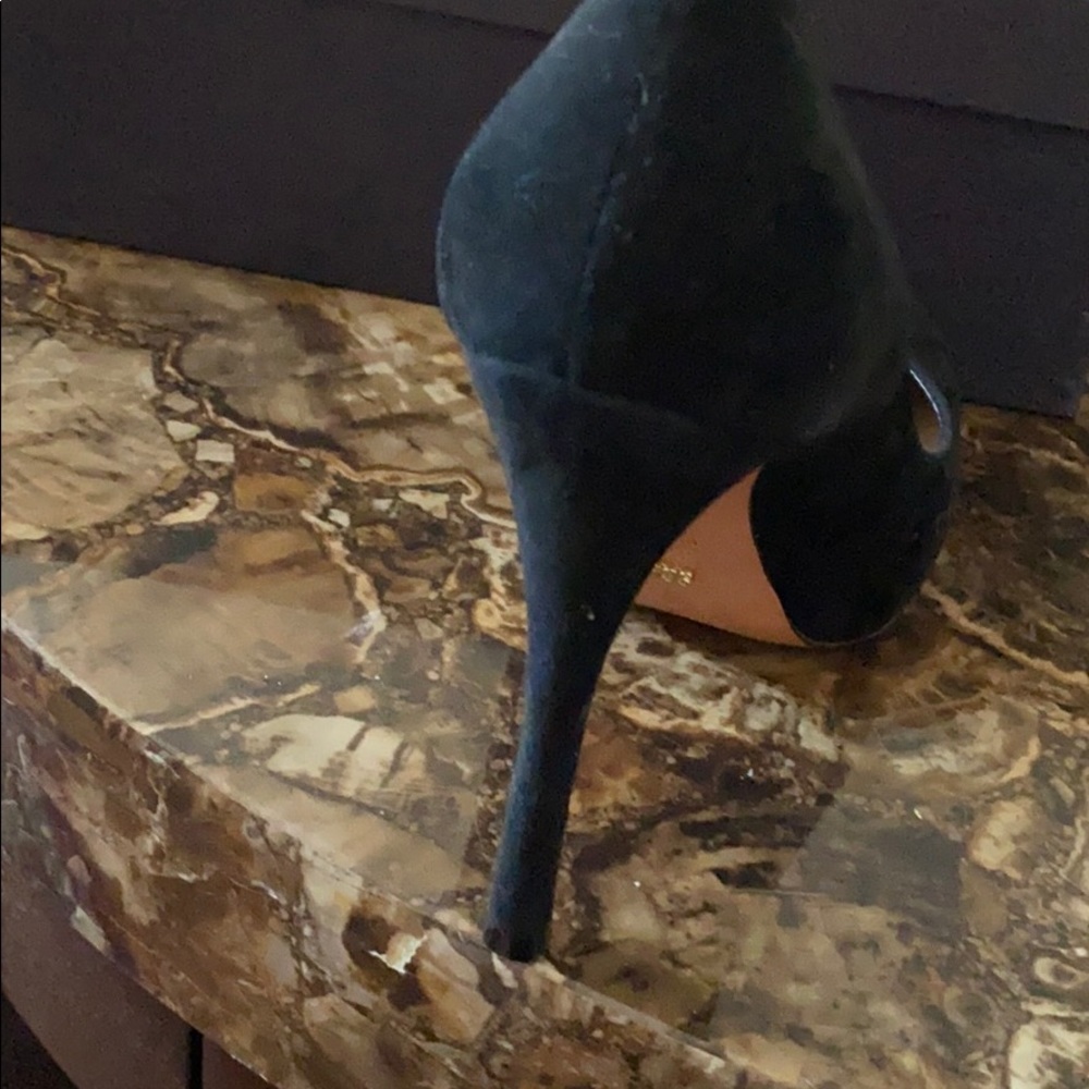 Schultz black suede shoes
